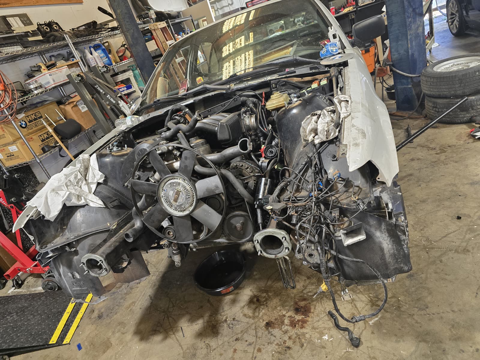 Front-end teardown in progress