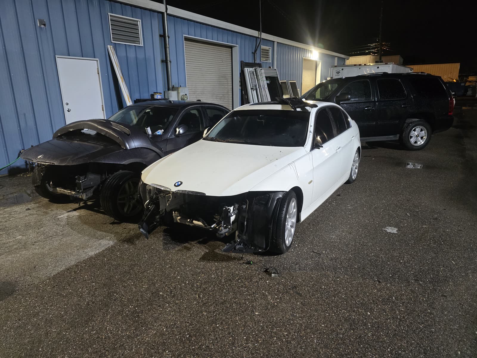 Bodywork projects outside the shop