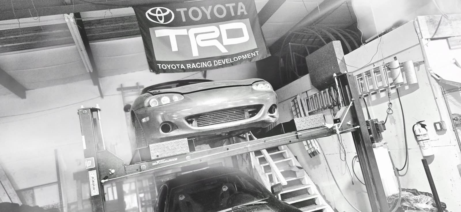 TRD banner over the bay