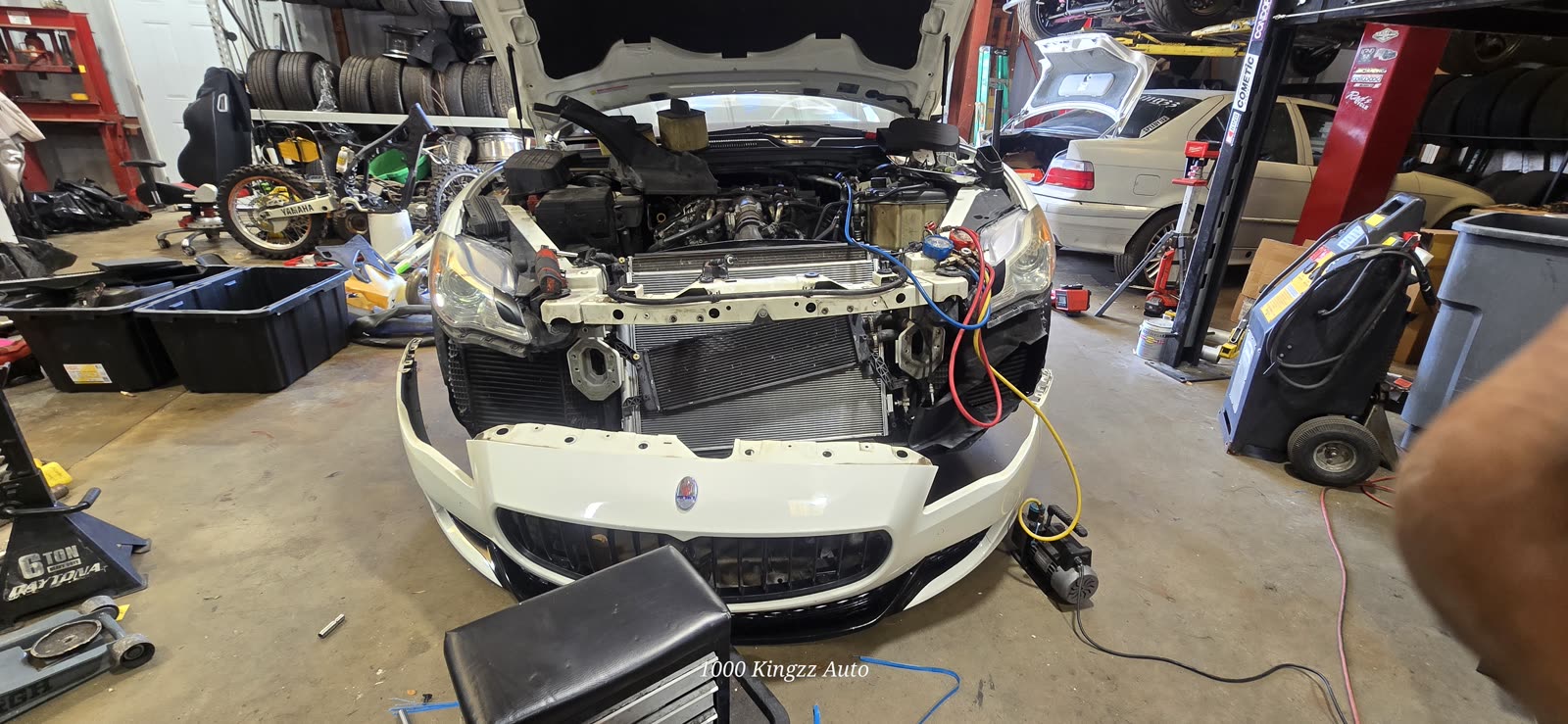Maserati front-end repair