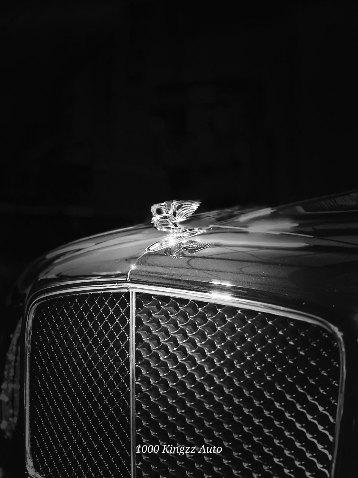 Bentley grille close-up
