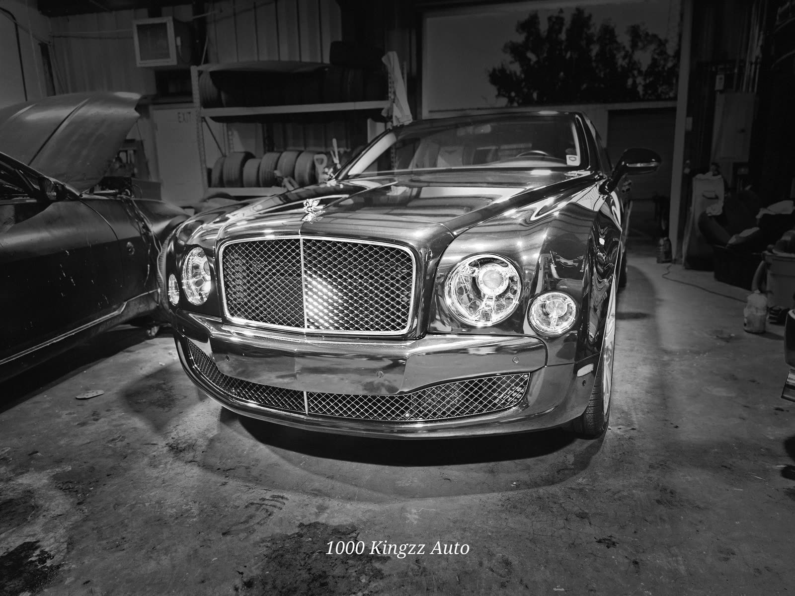 Bentley Mulsanne in the bay
